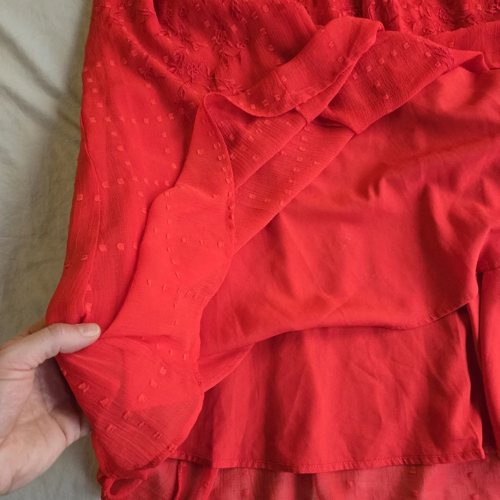 ALL SAINTS ❤️ Aspen Embroidered Maxi Dress sz 0 - like new! - Picture 4 of 16